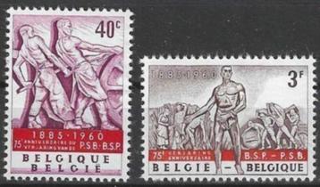 Belgie 1960 - Yvert/OBP 1131-1132 - Socialistische Partij (P