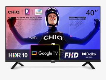 CHiQ L40H7G - Smart TV 40 inch - Google tv - Full HD 1080p beschikbaar voor biedingen