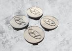 Hyundai Zilvere Naafdoppen/ Naafkappen 60mm set van 4 stuks, Verzenden, Nieuw