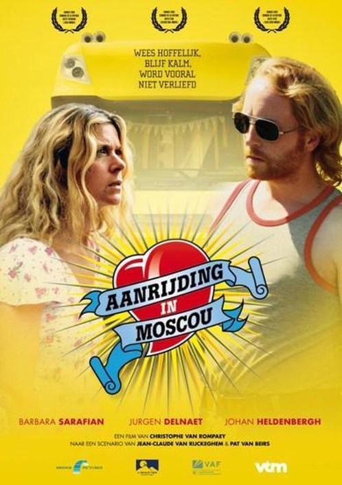 Aanrijding in Moscou met Barbara Sarafian, Jurgen Delnaet,, Cd's en Dvd's, Dvd's | Komedie, Zo goed als nieuw, Romantische komedie