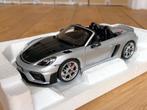 SUMMER DEAL Porsche 718 Boxster Spyder RS Weissach Norev, Ophalen of Verzenden, Nieuw, Auto, Norev
