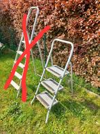 Stevige ladder 3 trays, Ladder, Ophalen of Verzenden, Zo goed als nieuw