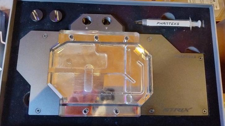 2x Waterblock GTX 1080/1070/1070ti Asus Strix, Computers en Software, Computerkoelers, Zo goed als nieuw, Waterkoeling, Ophalen