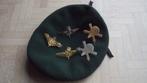 ABL para-commando groene muts en lot insignes, Verzamelen, Ophalen of Verzenden