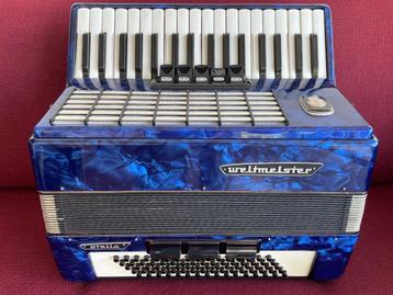 Mooie duitse Weltmeister Stella accordeon . 80bas . 3 korig  beschikbaar voor biedingen