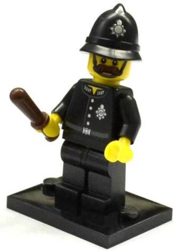 Constable agent, Series 11 Minifigure with Stand and Acces. beschikbaar voor biedingen