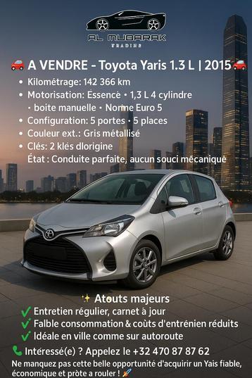 TOYOTA YARIS 2015 beschikbaar voor biedingen