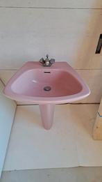 Vintage wastafel op voet inclusief kraan, Doe-het-zelf en Bouw, Sanitair, Ophalen, Wastafel