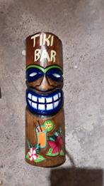 masque Tiki 12 cm en bois d albesia, Antiek en Kunst, Ophalen of Verzenden