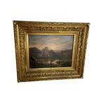 A. Ryban : Huile sur Panneau Homme dans une Barque 1877, Enlèvement ou Envoi