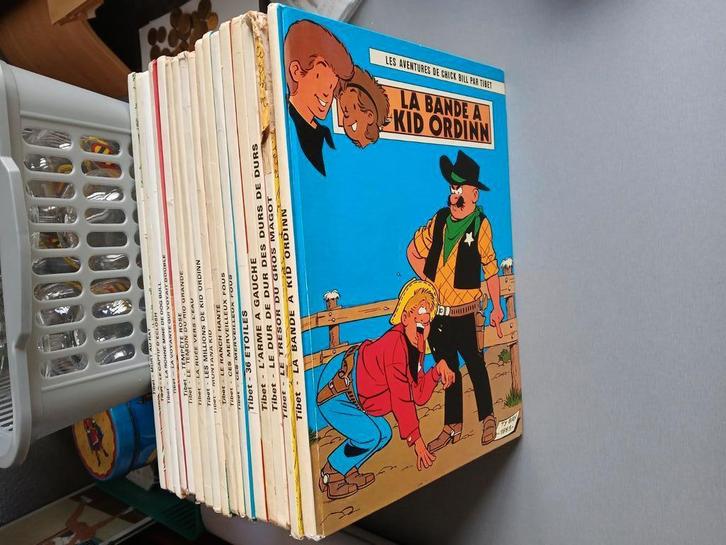 Chick Bill divers titres Tibet, Boeken, Stripverhalen, Gelezen, Complete serie of reeks, Ophalen of Verzenden