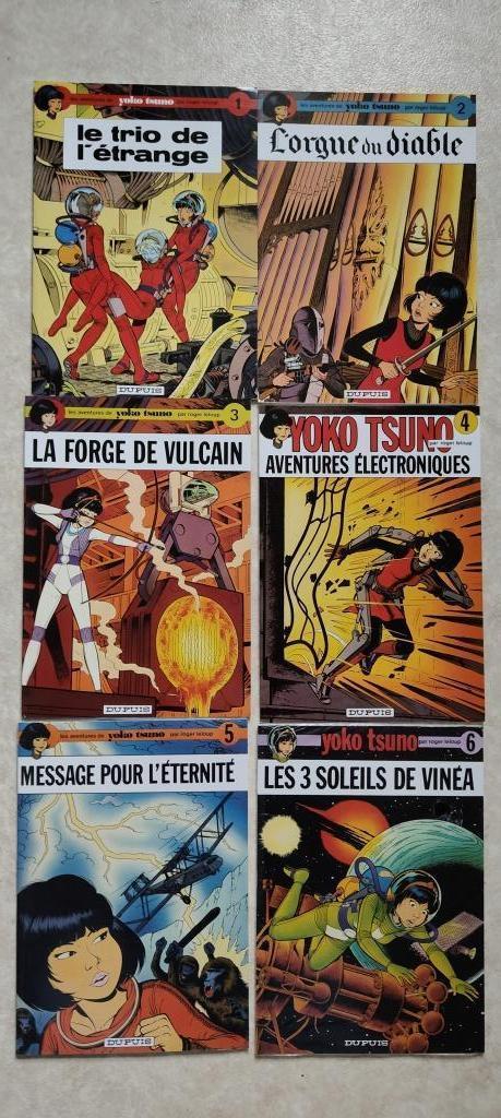 Yoko Tsuno Fac Simile des 6 premiers albums (version souples, Boeken, Stripverhalen, Zo goed als nieuw, Meerdere stripboeken, Ophalen of Verzenden
