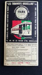 Kaart Brusselse tramwegen/MIVB/Tentoonstelling 1935, Verzenden, Nieuw, Tram, Overige typen