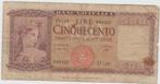 500 LIRE 1947, Italië, Los biljet, Verzenden