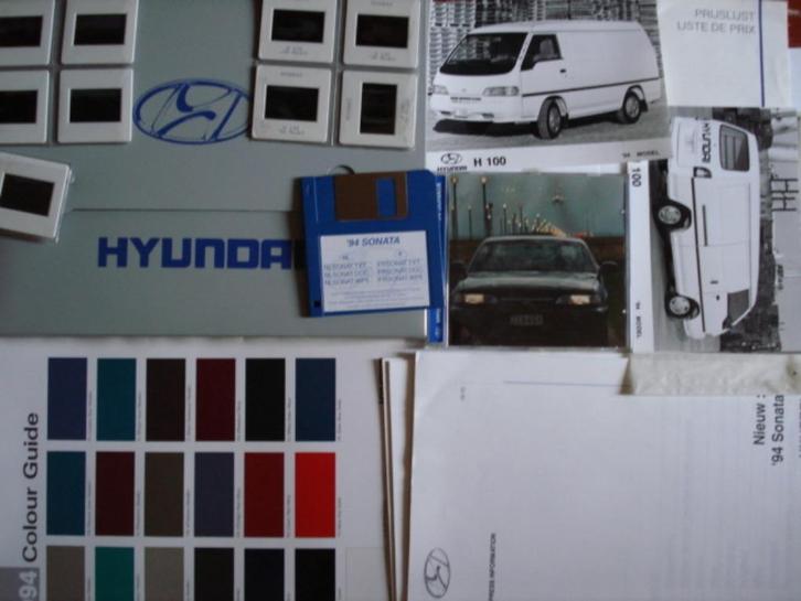 Hyundai Sonata H 100 H100 1994 Persmap Farde de presse Press, Boeken, Auto's | Folders en Tijdschriften, Gelezen, Overige merken