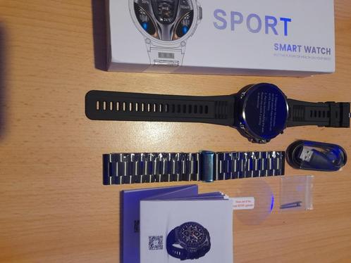 Bekijk connect, Handtassen en Accessoires, Smartwatches, Nieuw, iOS, Zwart, Afstand, Calorieverbanding, Conditie, GPS, Hartslag