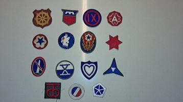 USA - LOT DE 15 PATCHES beschikbaar voor biedingen