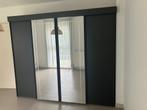 Kwalitatieve kleerkast met schuifdeuren + bijhorende spiegel, Ophalen, Gebruikt, 200 cm of meer, Met hangruimte