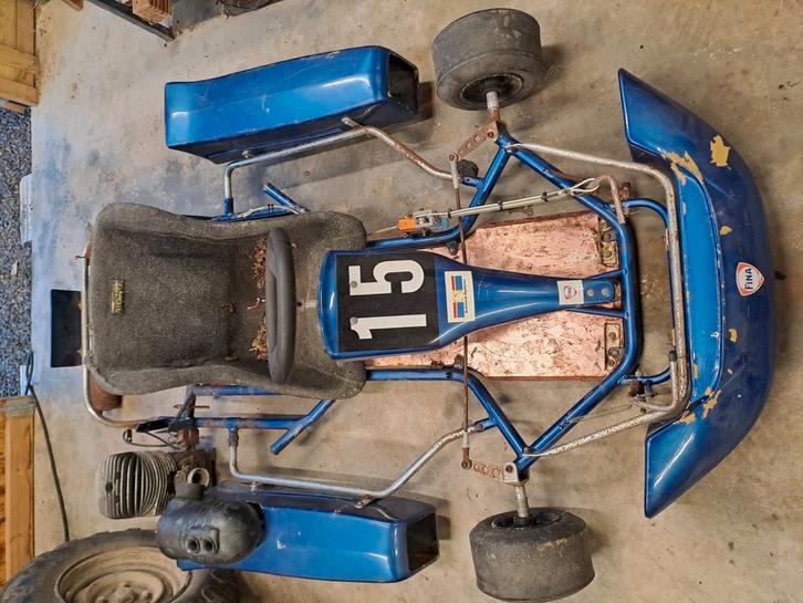 Chassis karting 100cc pr pièces, Sport en Fitness, Karting, Zo goed als nieuw, Ophalen