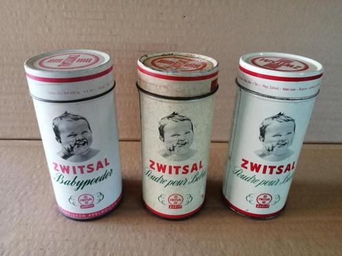 3 stuks  ZWITZAL BABYPOEDER..jaren 50-60, Verzamelen, Merken en Reclamevoorwerpen, Zo goed als nieuw, Gebruiksvoorwerp, Ophalen of Verzenden