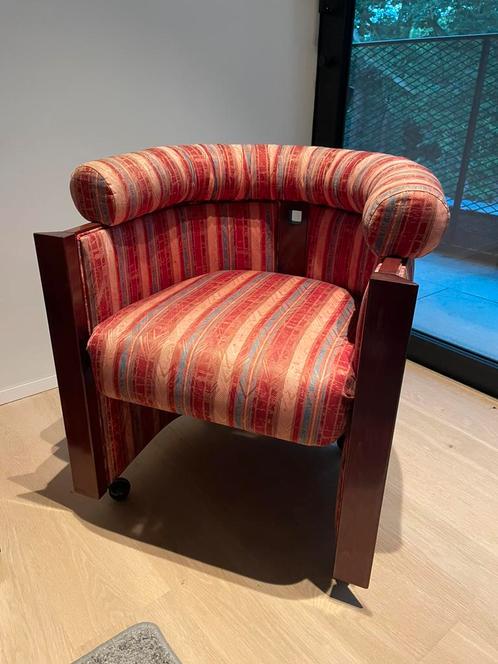 Originele Georgetti clubzeteltjes op wielen/ 2 stuks, Huis en Inrichting, Fauteuils, Gebruikt, Ophalen