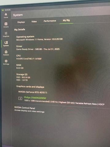 Gaming pc RTX 4070ti - I7 14th - 64gb ddr5 ram garantie beschikbaar voor biedingen