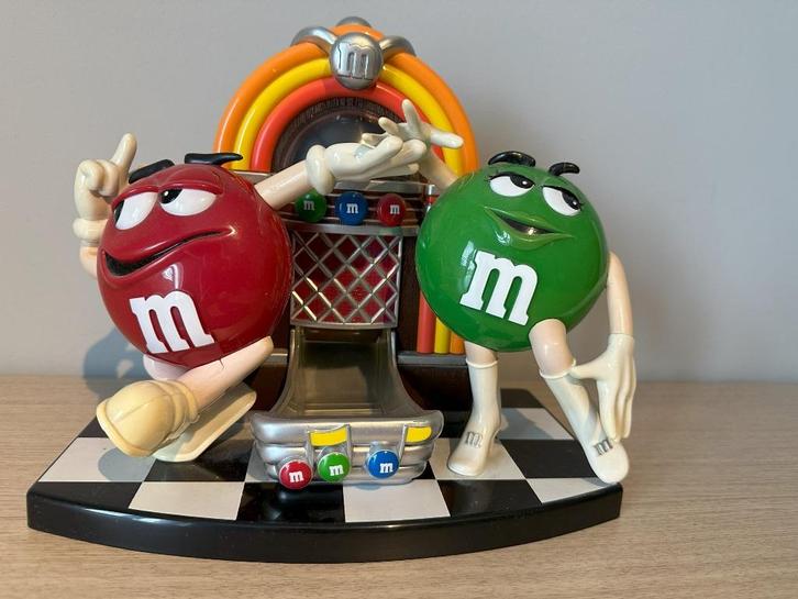 M & M snoep dispenser jukebox, Verzamelen, Merken en Reclamevoorwerpen, Zo goed als nieuw, Gebruiksvoorwerp, Ophalen of Verzenden