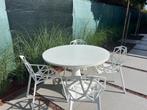 Ronde moderne tuintafel, Ophalen, Zo goed als nieuw, Rond, Metaal