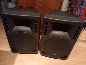 2x Stagg SMS 15 P active speaker 15'', Enlèvement, Comme neuf