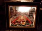 Ancien cadre lumineux du tapis de fleurs de la Grand Place d, Antiquités & Art, Curiosités & Brocante