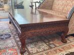 Massief Houten Salontafel, afmetingen L 153 x B 76 x H 40 cm, Ophalen