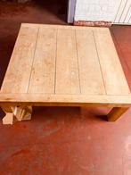 TABLE DE SALON FLAMANT EN CHENE, 100 à 150 cm, CLASSIQUE, Carré, 100 à 150 cm