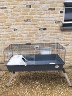 te koop : grote konijnenkooi  vaste prijs 40 €, 90 cm ou plus, Cage, Comme neuf, Enlèvement