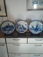 3 borden delfst blauw Maastricht met staander, Ophalen