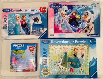 4 puzzles enfants de 50 à 100 p - au choix ou en lot - 10€ beschikbaar voor biedingen