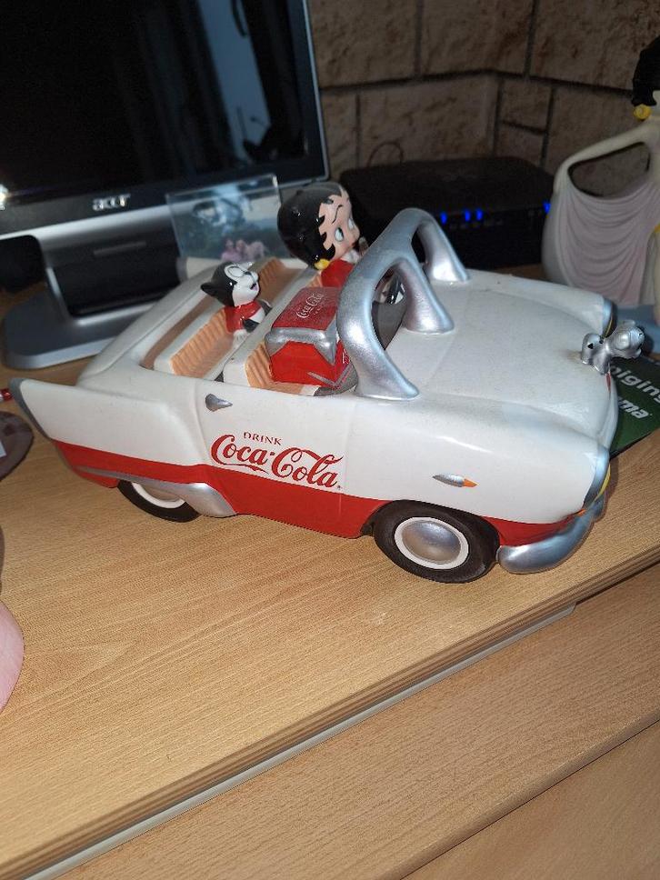 Betty Boop coca cola 1e editie en authentiek, Verzamelen, Beelden en Beeldjes, Nieuw, Mens, Ophalen
