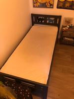 Peuterbed met matras en matrasbeschermer, Kinderen en Baby's, Kinderkamer | Bedden, Ophalen, Gebruikt, 140 tot 160 cm, Lattenbodem