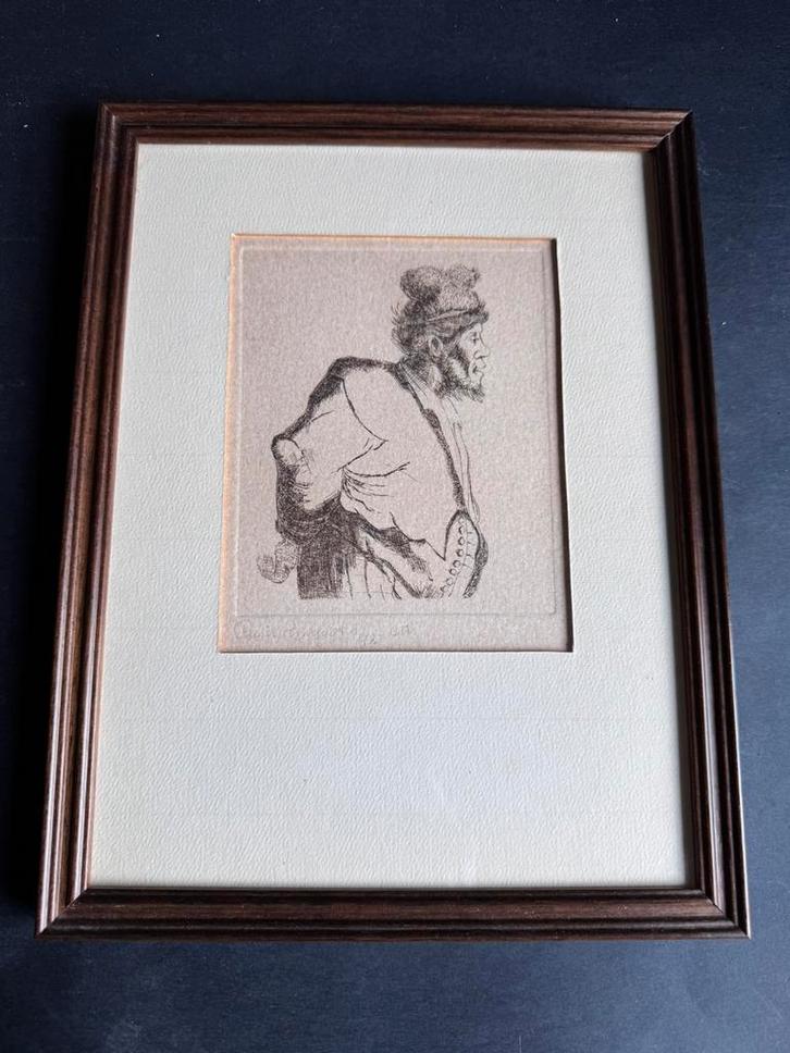 Ets van Pieter Ringoot, Antiek en Kunst, Kunst | Etsen en Gravures, Ophalen of Verzenden