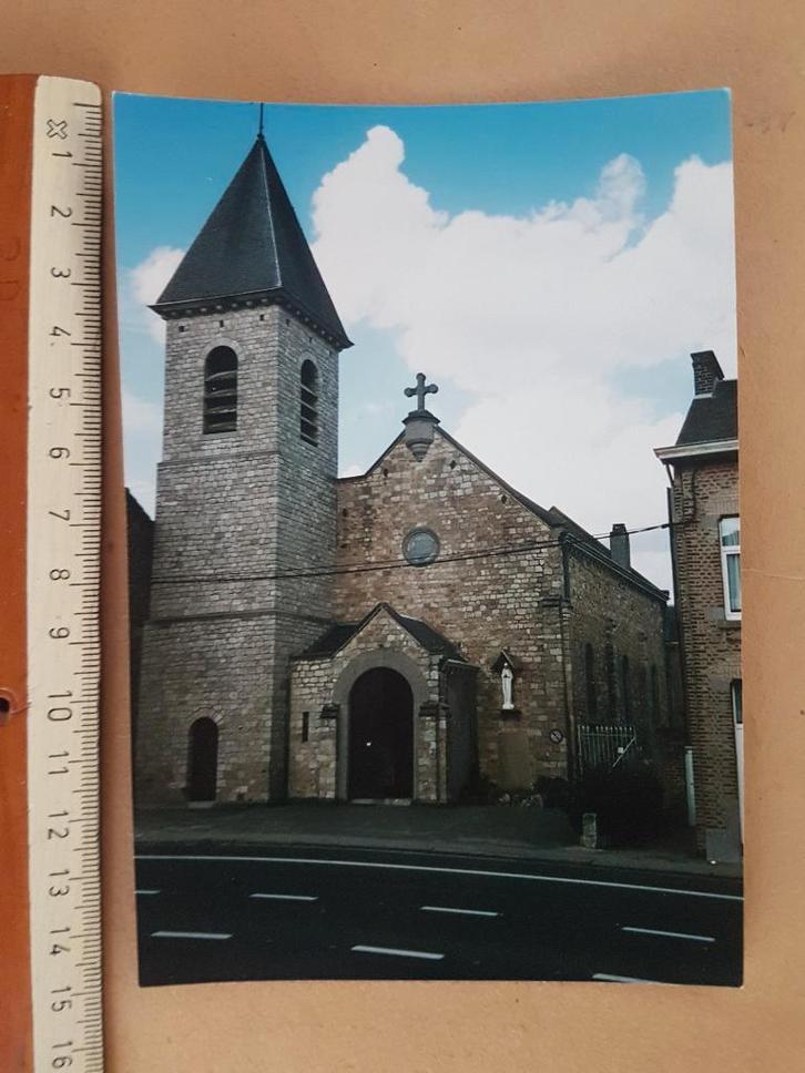 Foto Ahin Kerk Saint-Julien, Verzamelen, Foto's en Prenten, Zo goed als nieuw, Foto, Gebouw, 1980 tot heden, Ophalen of Verzenden