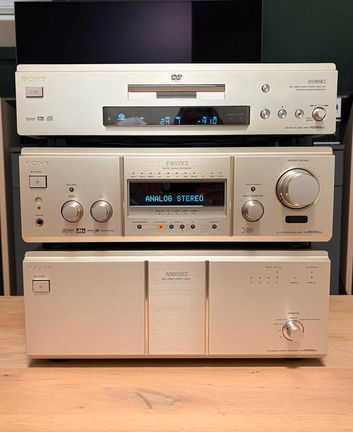Legendarische Sony 9000ES set, TV, Hi-fi & Vidéo, Amplificateurs & Ampli-syntoniseurs, Utilisé, Sony, Enlèvement