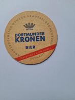 Tapis à bière allemand Dortmunder Kronenbier recto verso, Collections, Enlèvement ou Envoi