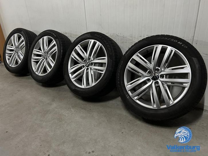 6-7mm! Originele VW Tiguan II 5NA Auckland 19 inch velgen 5x, Auto-onderdelen, Banden en Velgen, Banden en Velgen, Winterbanden