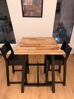Table haute + 2 chaises, Enlèvement, Comme neuf
