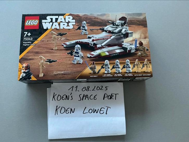 Lego Star Wars 75342 Repubic Fighter Tank, Kinderen en Baby's, Speelgoed | Duplo en Lego, Nieuw, Lego, Complete set, Ophalen of Verzenden