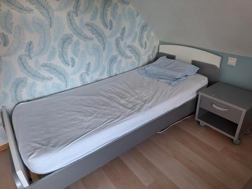 Jeugdkamer wit-grijs, Huis en Inrichting, Slaapkamer | Complete slaapkamers, Gebruikt, Ophalen