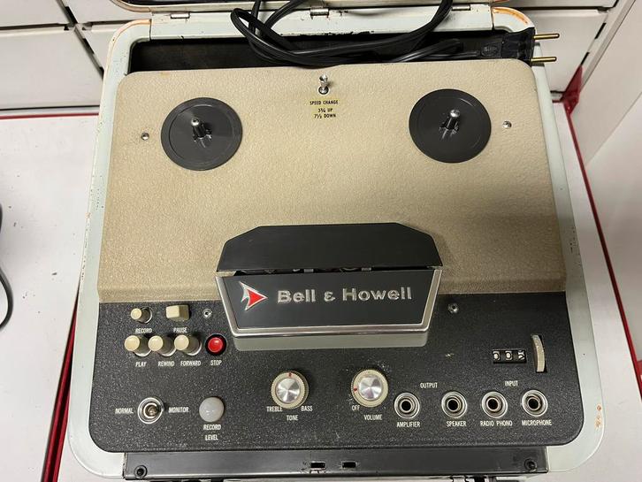Magnétophone à bandes Vintage Bell & Howell 785X - Années 50, TV, Hi-fi & Vidéo, Enregistreurs audio, Magnétophone, Avec bandes