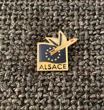 PIN - ALSACE - ELZAS - FRANKRIJK - FRANCE - CIGOGNE, Envoi, Utilisé, Ville ou Campagne, Insigne ou Pin's