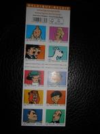 Feuille de 10 timbre Tintin autocollant, Met plakker, Ophalen of Verzenden