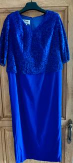 Feest-suite kleed lang koningsblauw, Kleding | Dames, Gelegenheidskleding, Overige typen, Blauw, Maat 46/48 (XL) of groter, Zo goed als nieuw