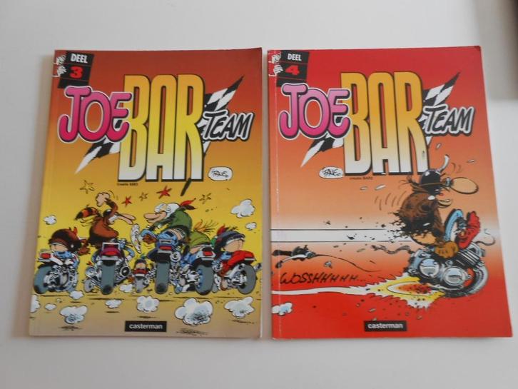 Joe Bar Team nr 3 en 4 . 1ste druk 1996 en 1998, Boeken, Stripverhalen, Ophalen of Verzenden